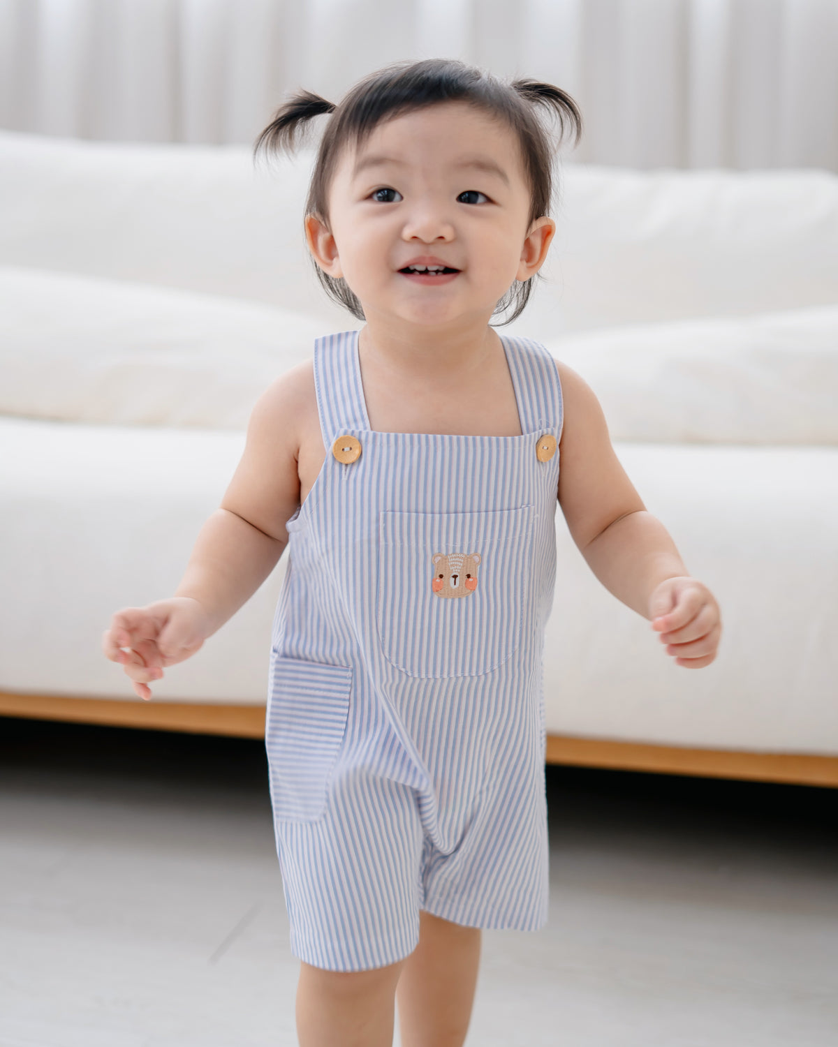 WANDER & WONDER KIDS STRIPE ROMPER