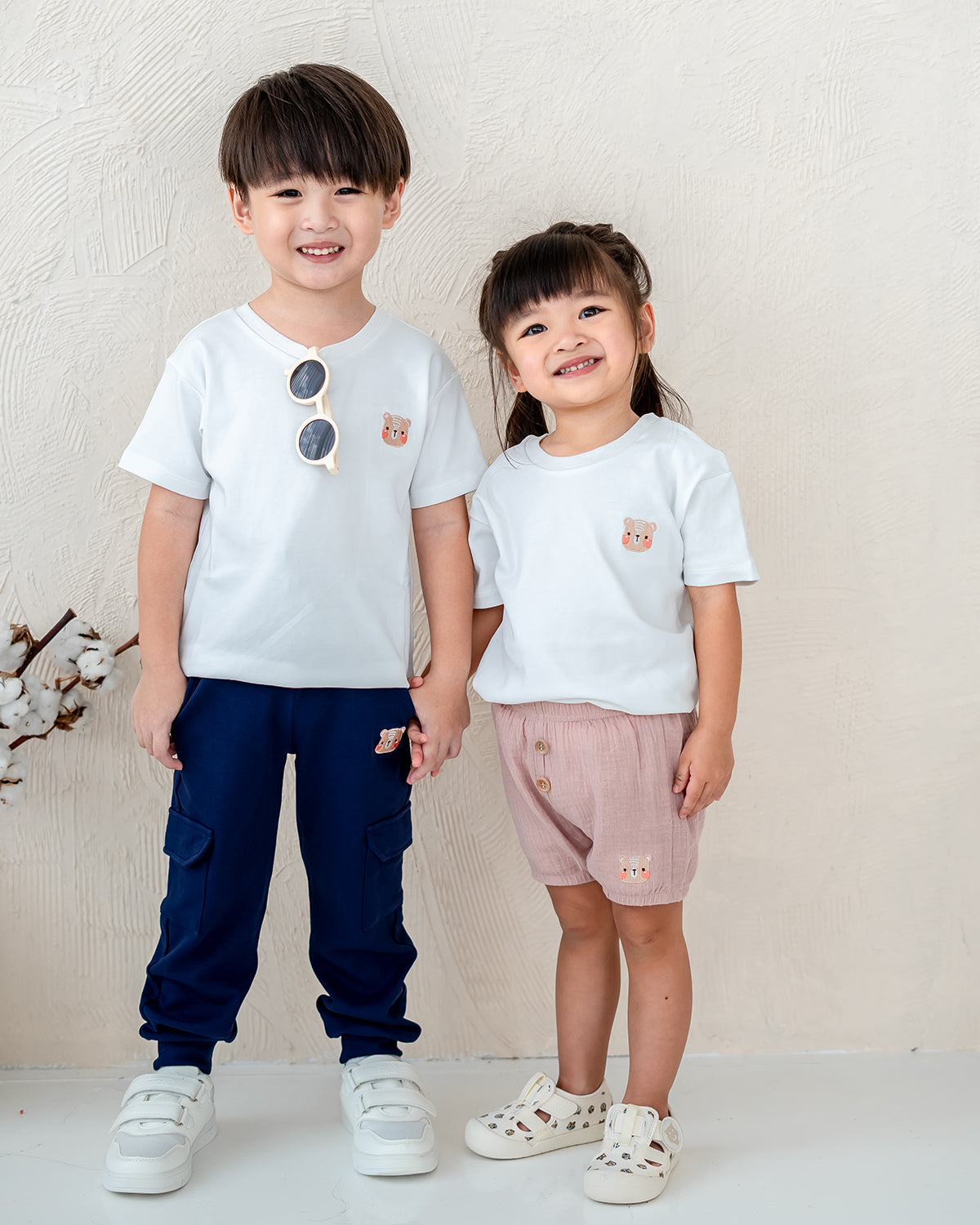 LEBEAR UTILITY JOGGER PANTS IN DEEP SEA NAVY