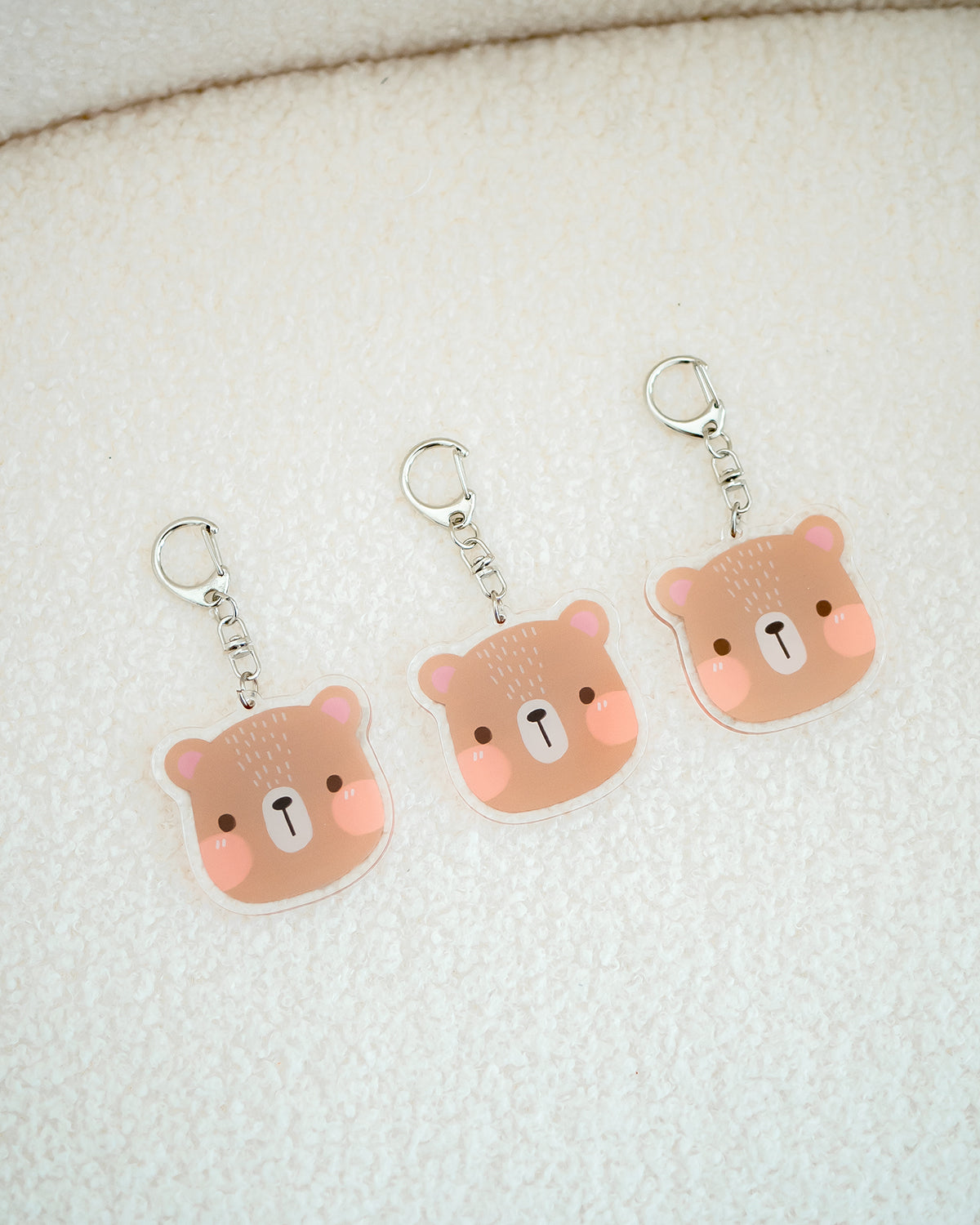 LEBEAR SIGNATURE MASCOT BEAR KEYCHAIN