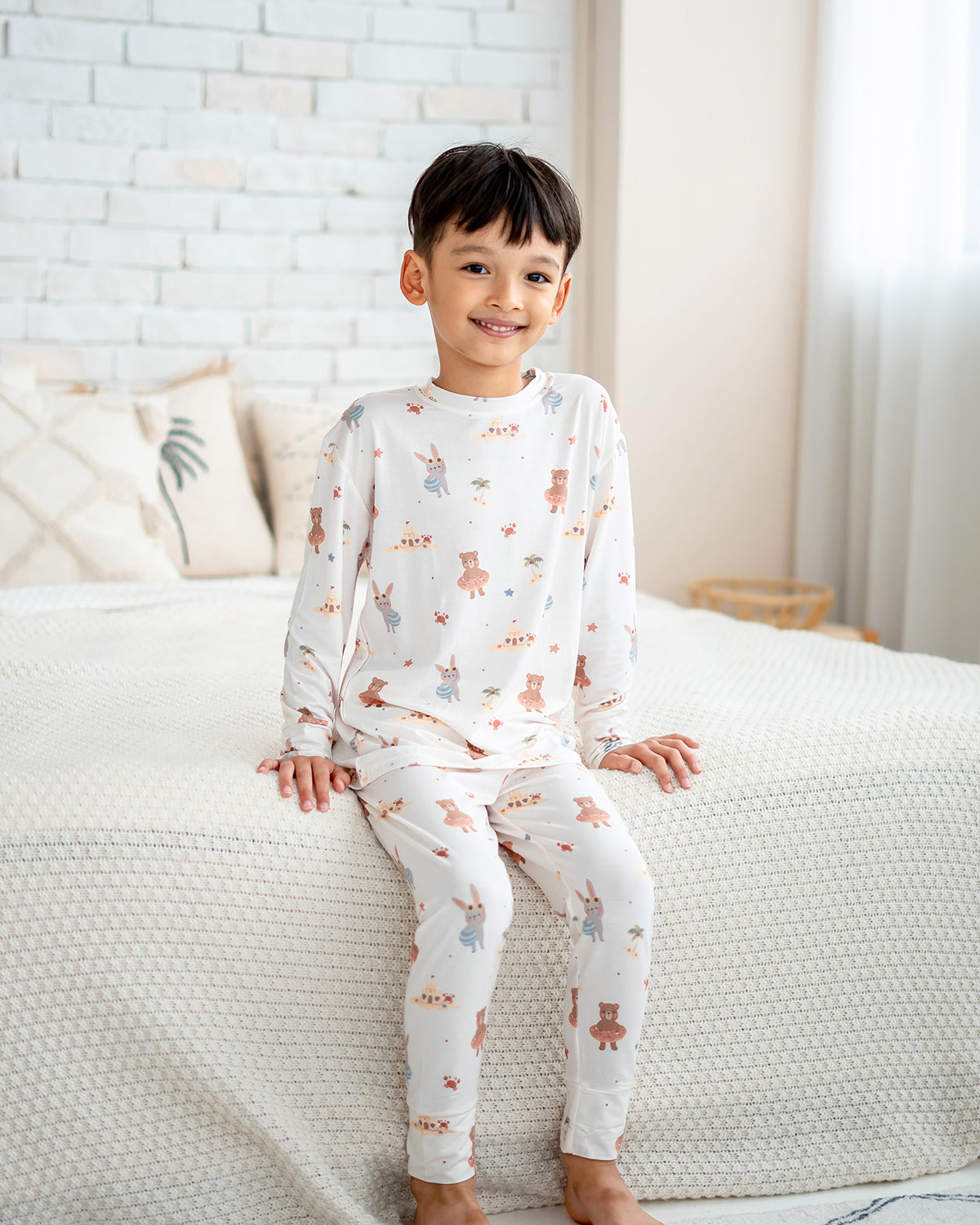 SEASIDE BUDDIES BAMBOO LONG SLEEVE 2 PIECE SET
