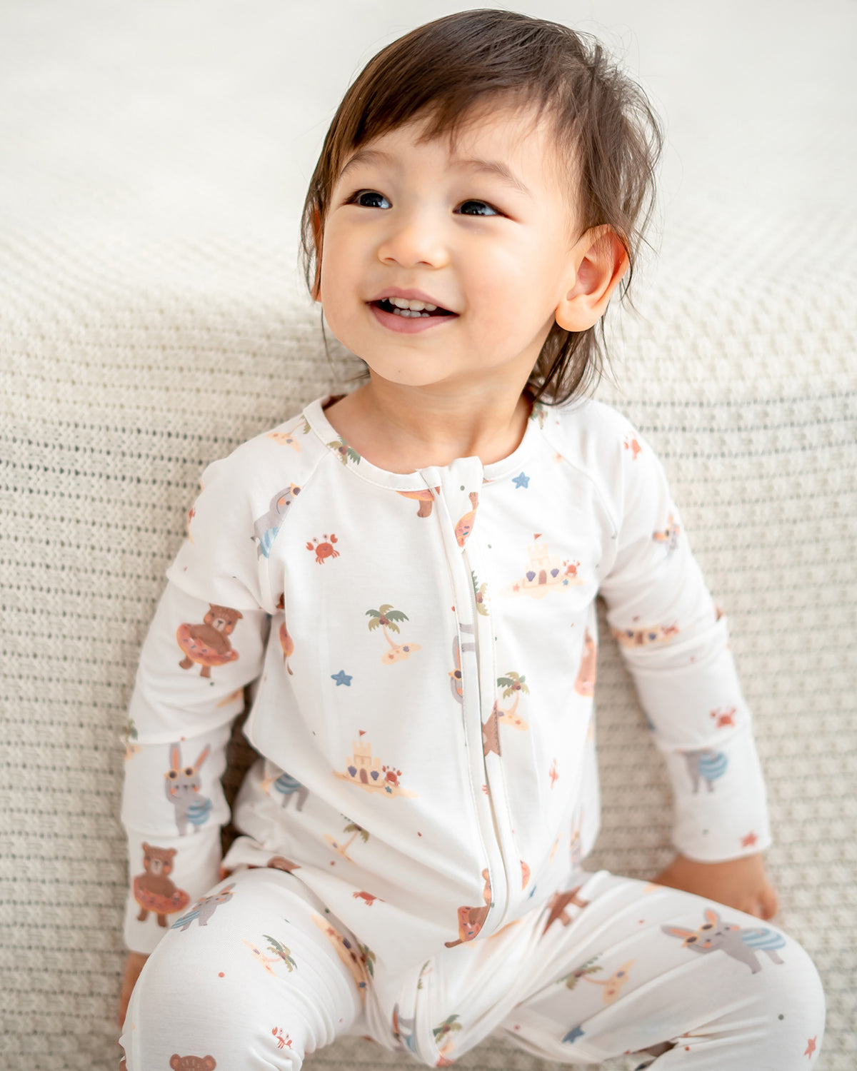 SEASIDE BUDDIES BAMBOO SLEEPSUIT
