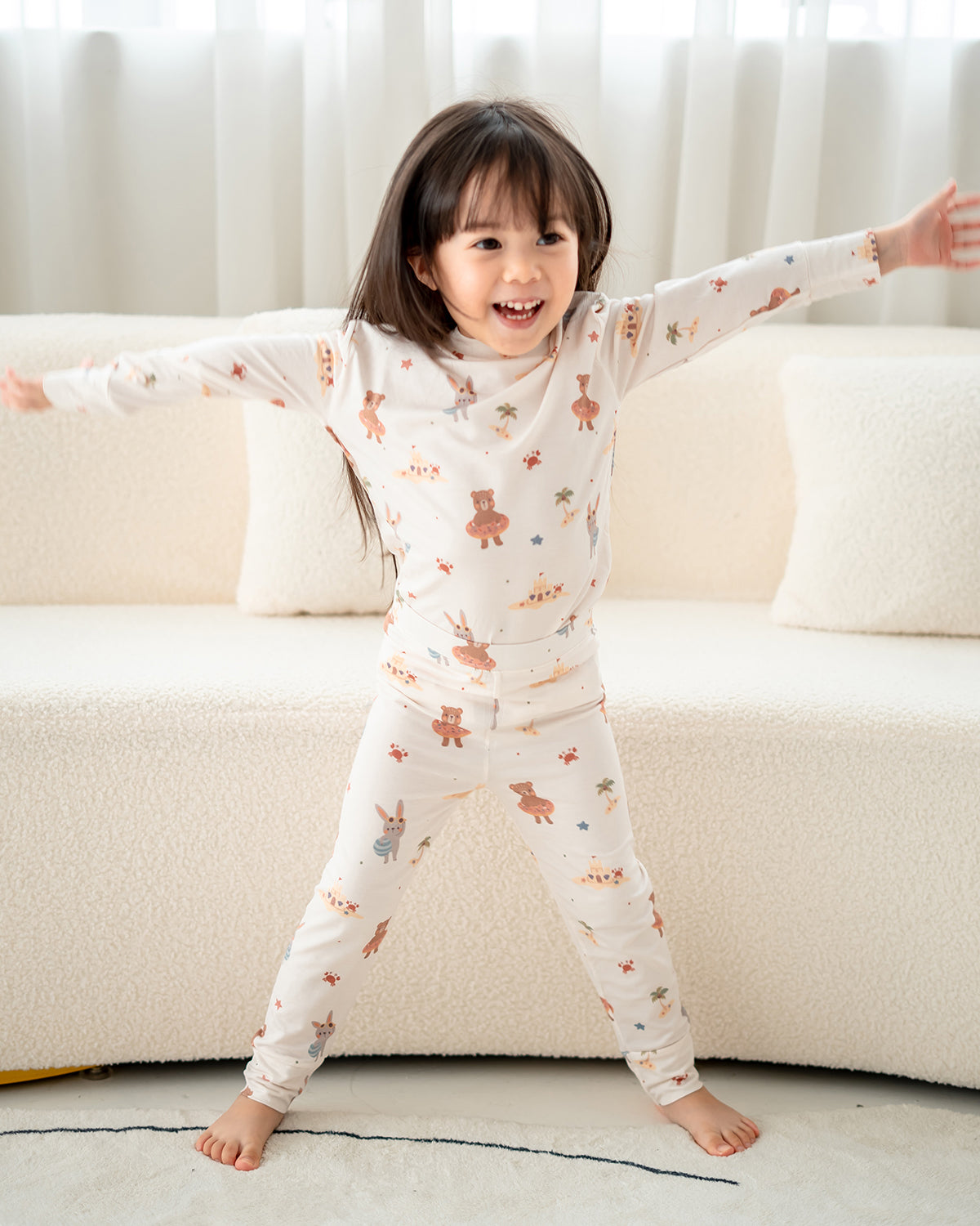 SEASIDE BUDDIES BAMBOO LONG SLEEVE 2 PIECE SET