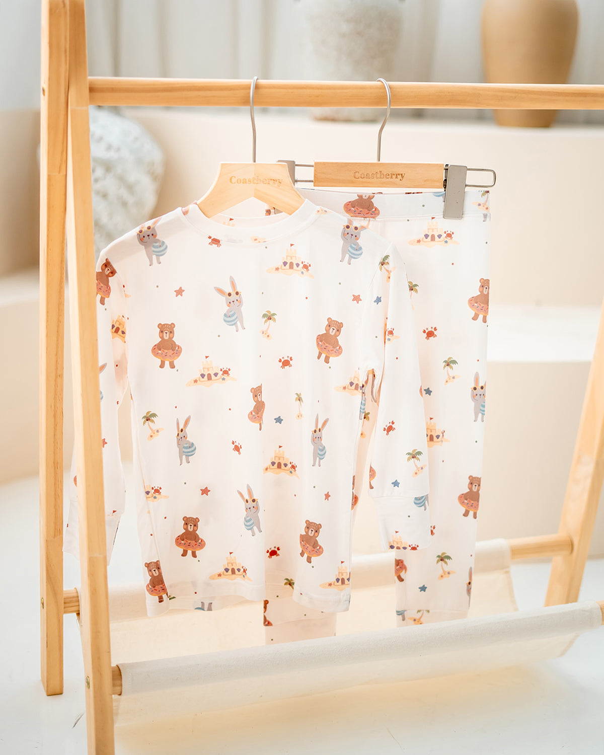 SEASIDE BUDDIES BAMBOO LONG SLEEVE 2 PIECE SET