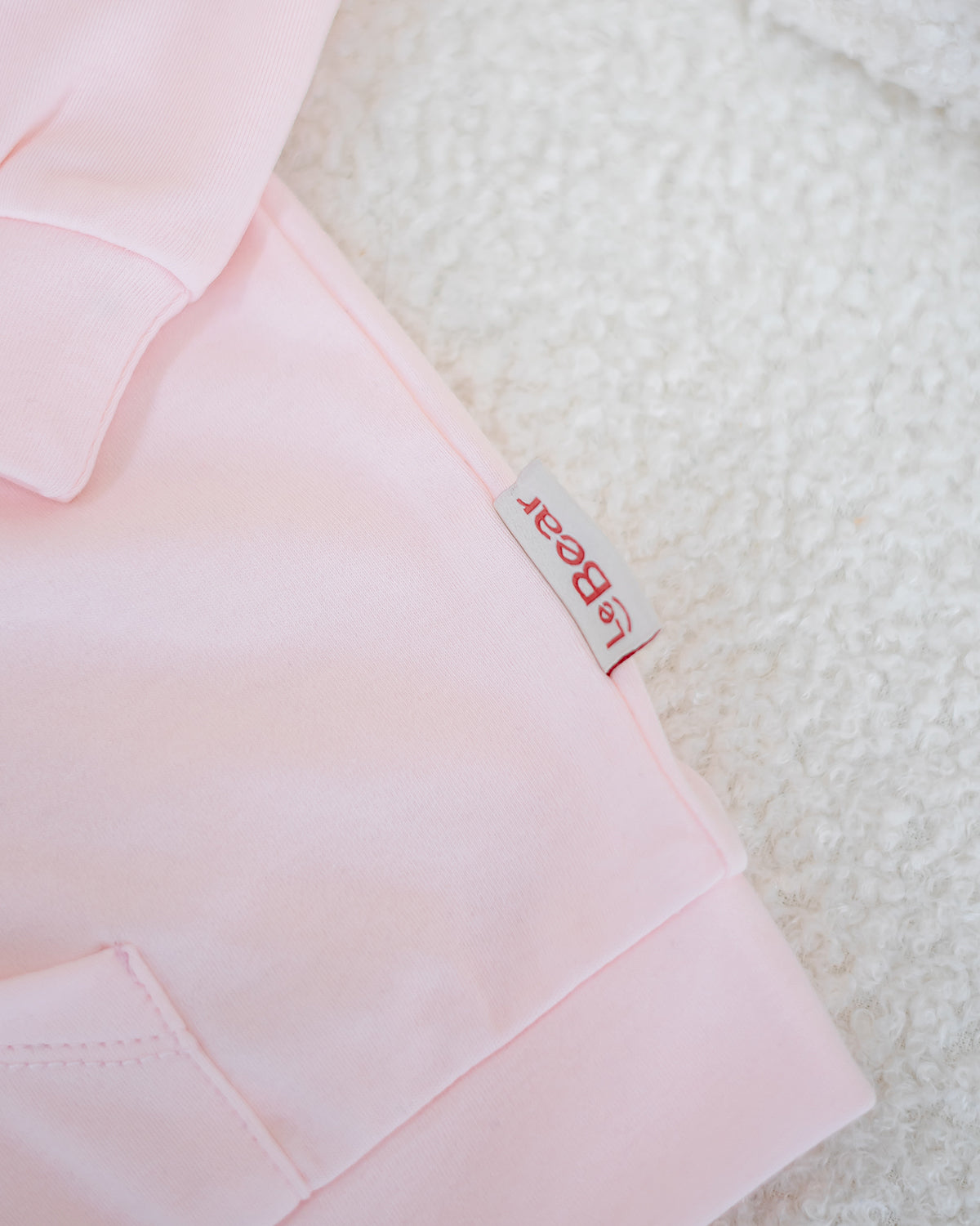 VOYABEAR HOODED JACKET IN SOFT PINK