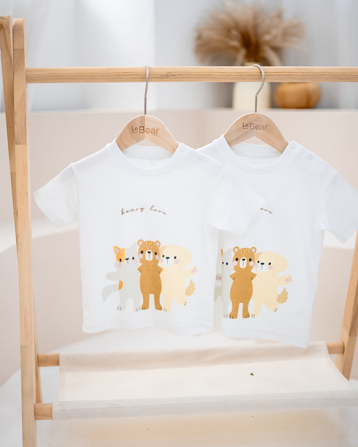 BEARY LOVE TEE IN WHITE