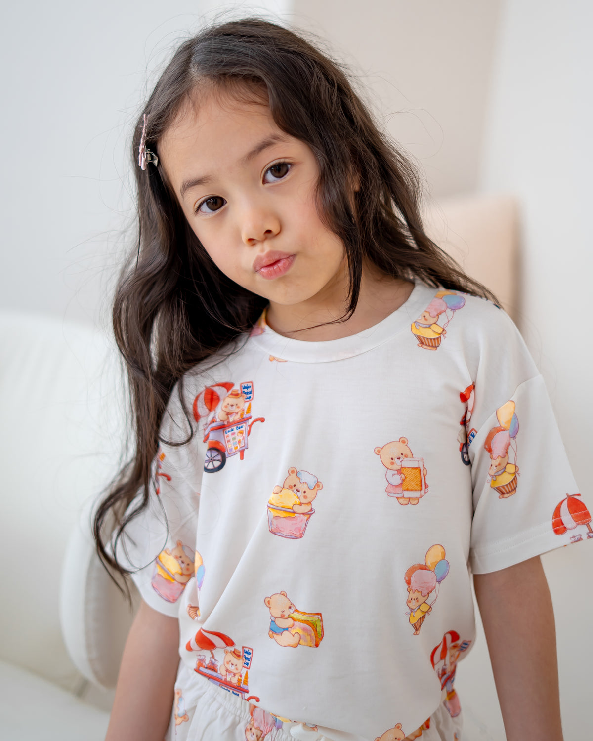 UNCLE BEAR ICE CREAM TRUCK KIDS TENCEL™ LOUNGE SET