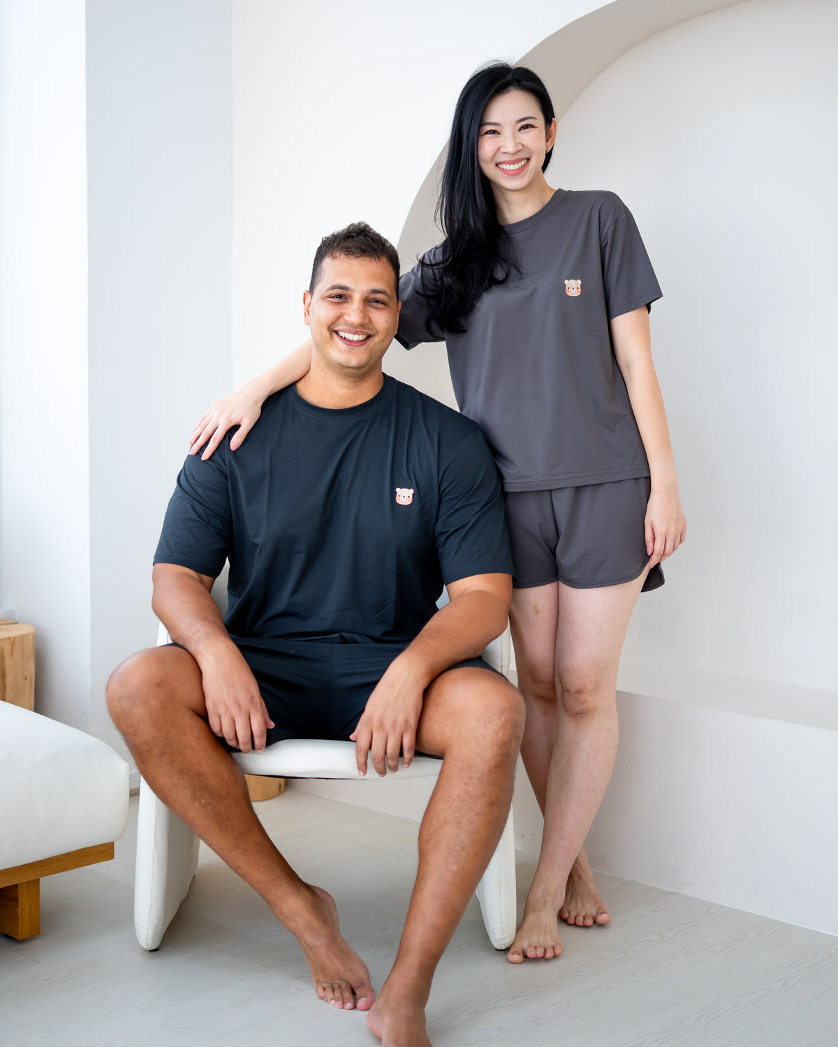 LEBEAR LADIES TENCEL™ SET IN CLAY GREY