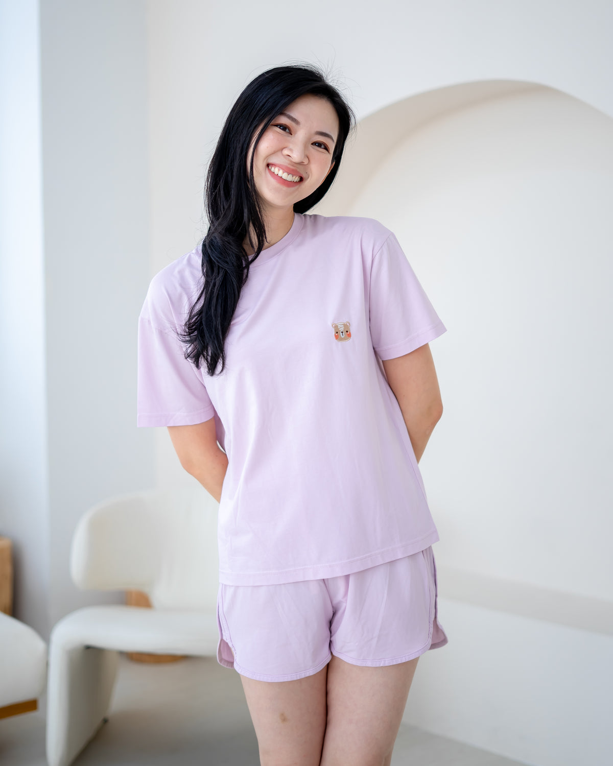 LEBEAR LADIES TENCEL™ SET IN LAVENDER MIST
