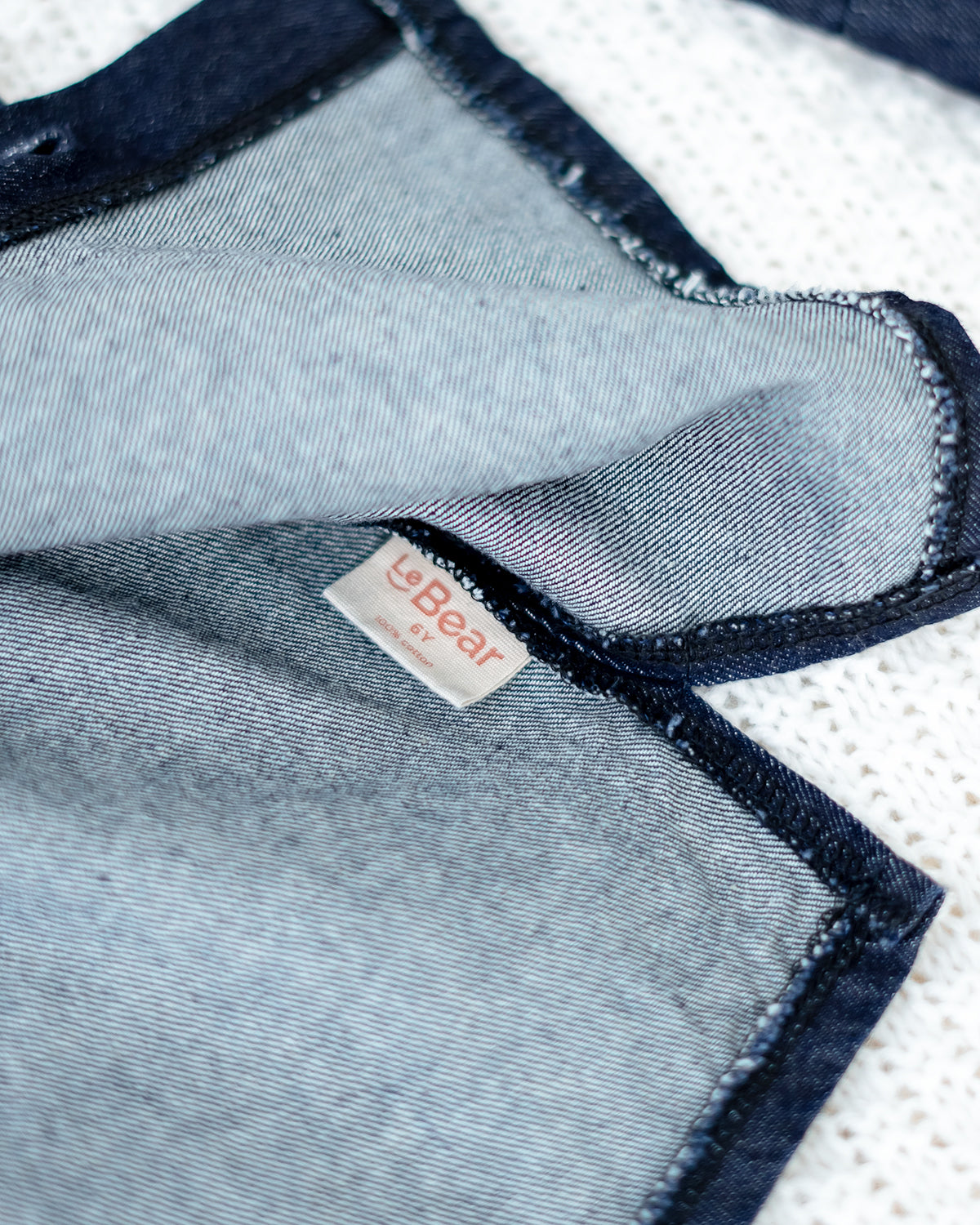 LEBEAR DENIM SHIRT IN DARK WASH