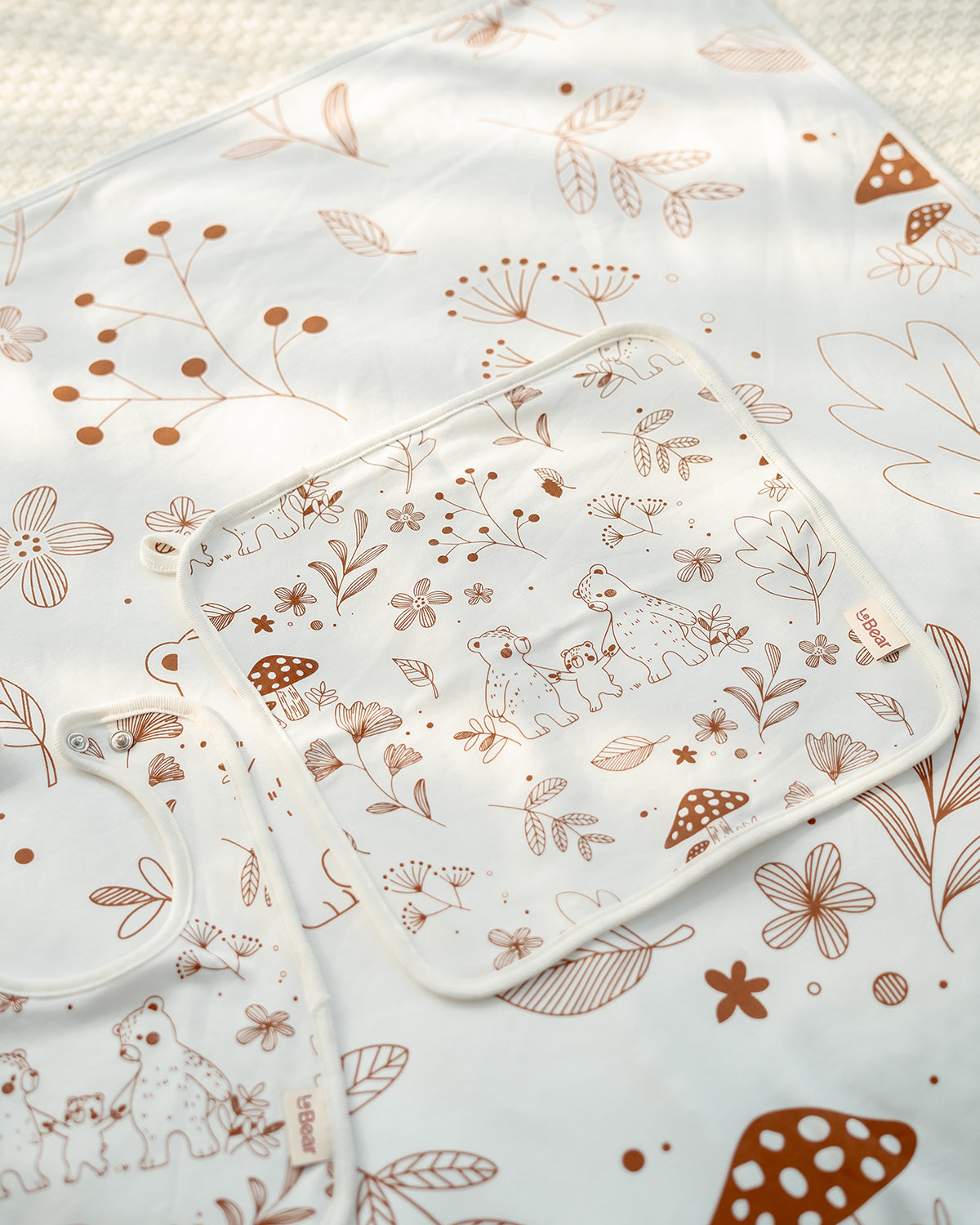 Family Bear Handkerchief