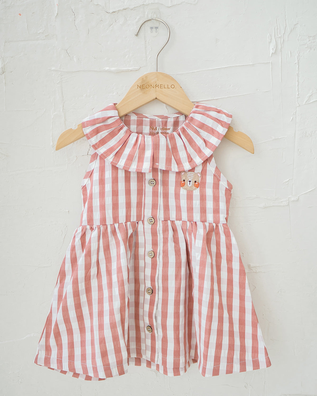 NM X LEBEAR BLISS GINGHAM DRESS