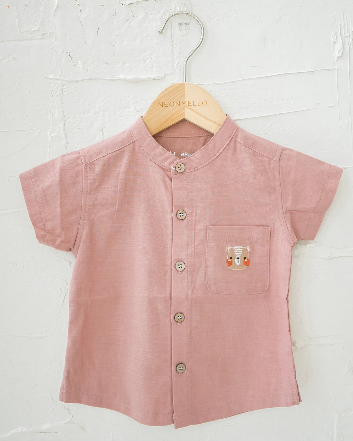 NM X LEBEAR MANDARIN COLLAR SHIRT