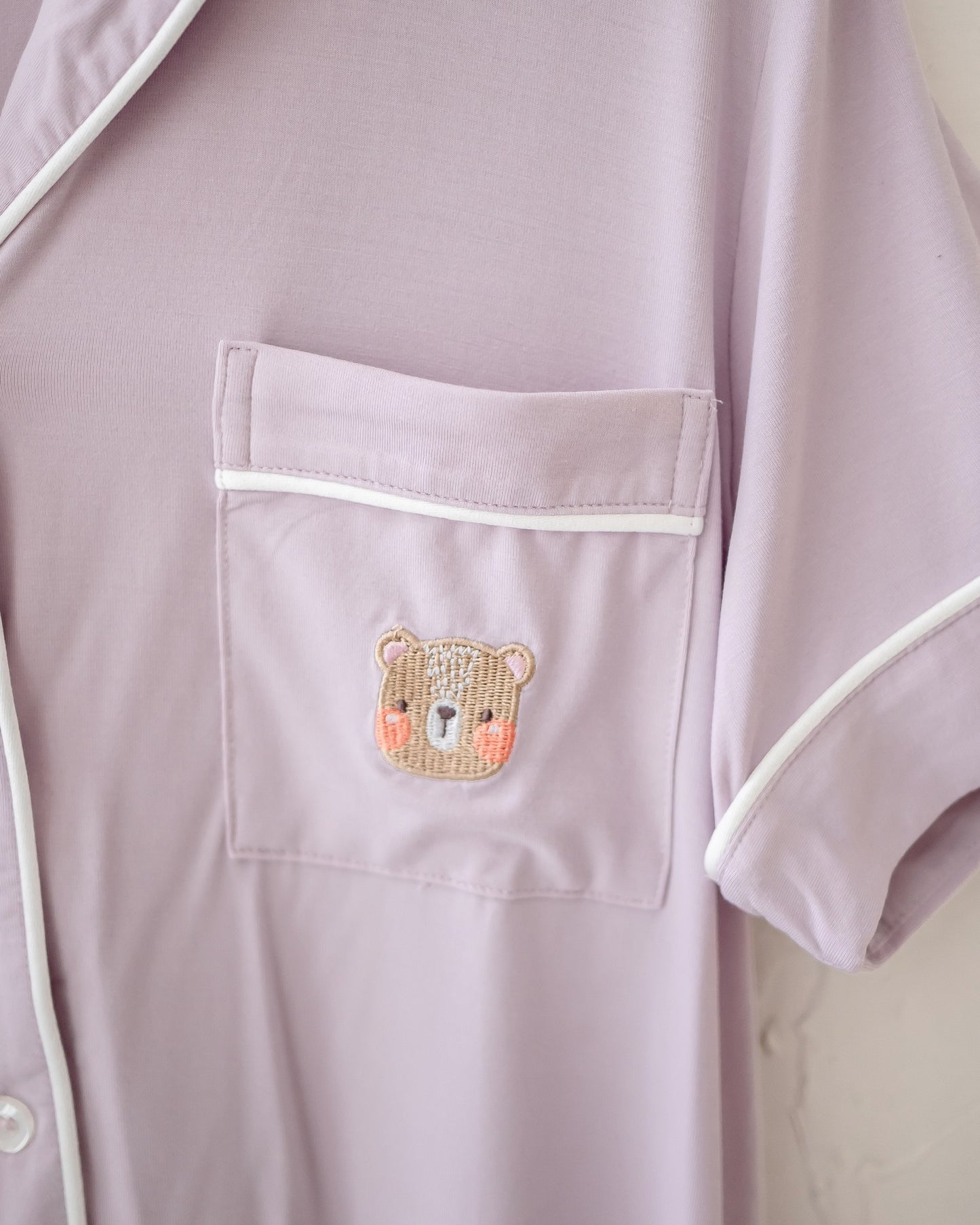 LEBEAR ADULT LUXE COMFORT PYJAMAS IN LILAC
