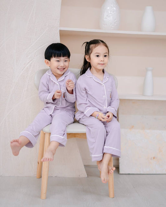 LEBEAR LUXE COMFORT PYJAMAS IN LILAC
