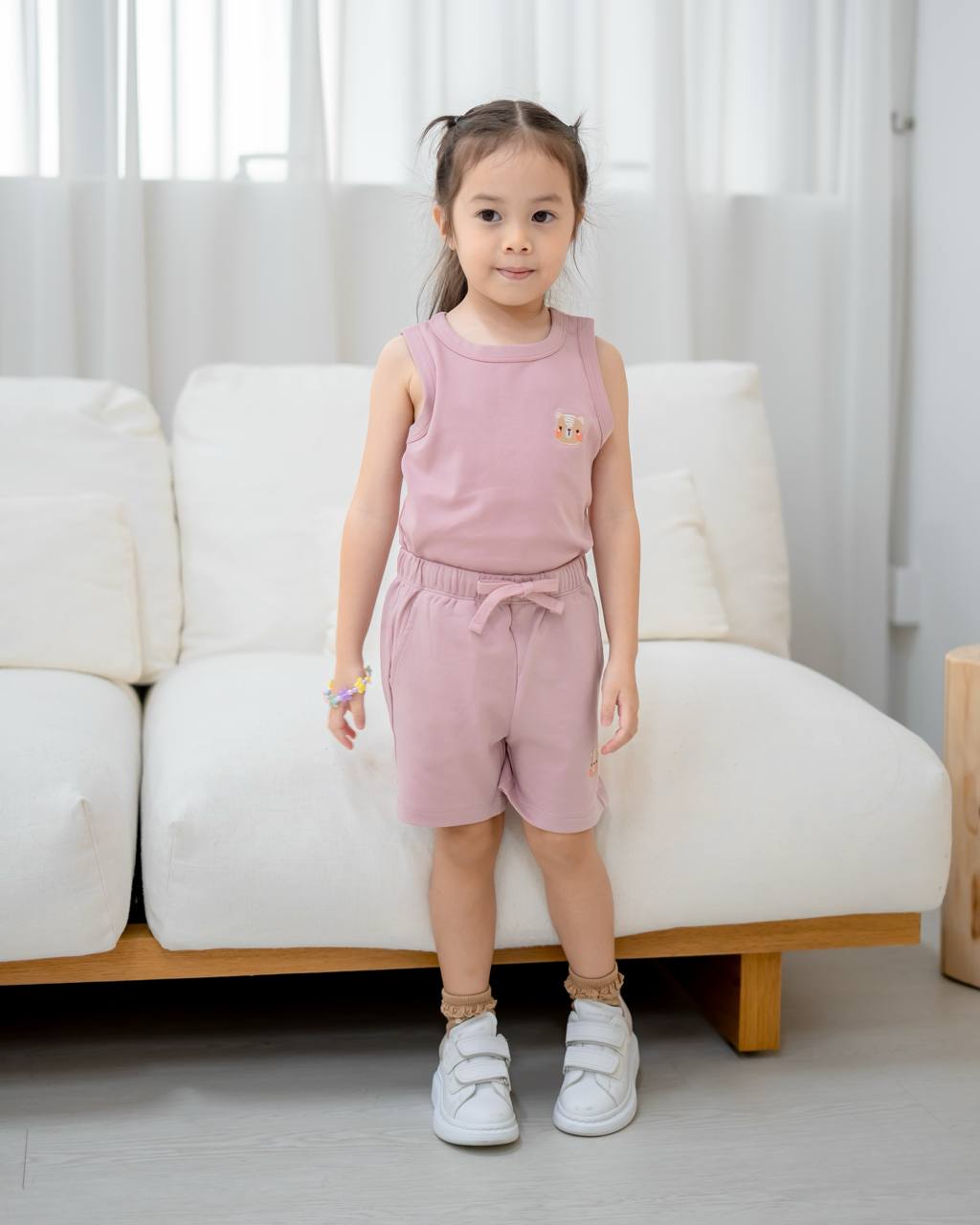 JEVON TANK TOP IN TEA ROSE