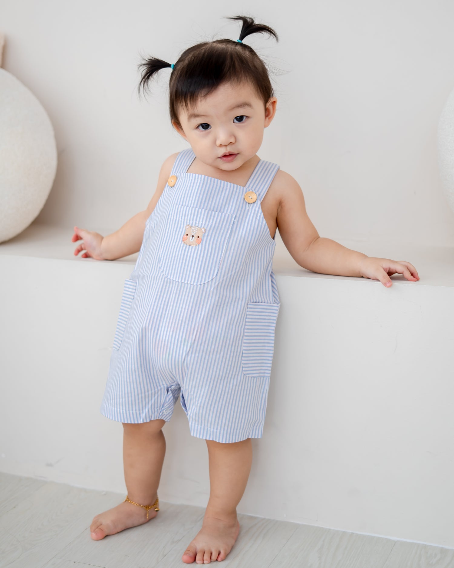 WANDER & WONDER KIDS STRIPE ROMPER