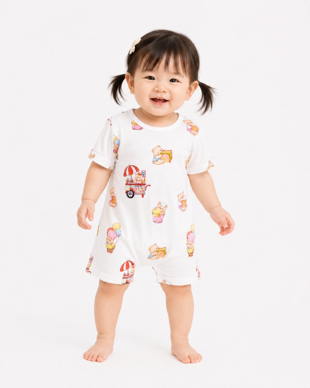 (PRE ORDER) UNCLE BEAR ICE CREAM TRUCK TENCEL™ ONESIE