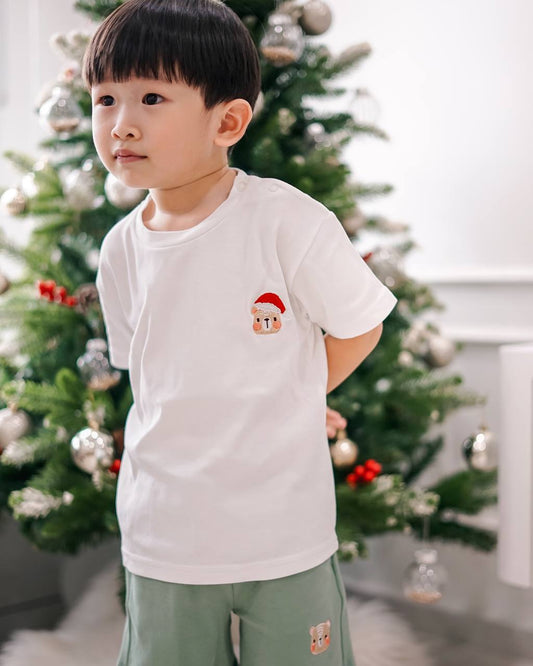 LEBEAR SIGNATURE EMBROIDERY TEE (CHRISTMAS EDITION)