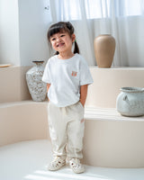 LEBEAR UTILITY JOGGER PANTS IN SAND BEIGE