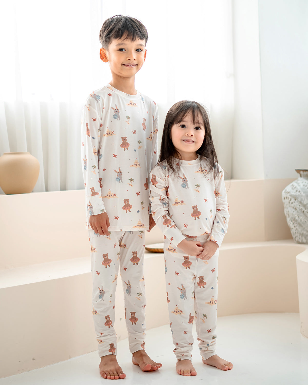 SEASIDE BUDDIES BAMBOO LONG SLEEVE 2 PIECE SET