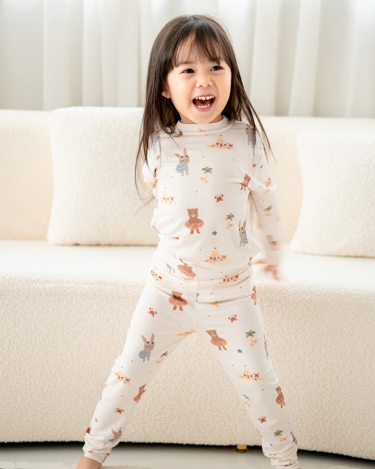SEASIDE BUDDIES BAMBOO LONG SLEEVE 2 PIECE SET