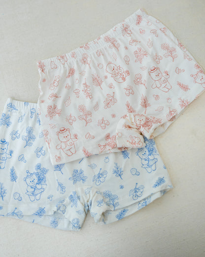 MEADOW GIRLS BAMBOO BOXER (PACK OF 2)