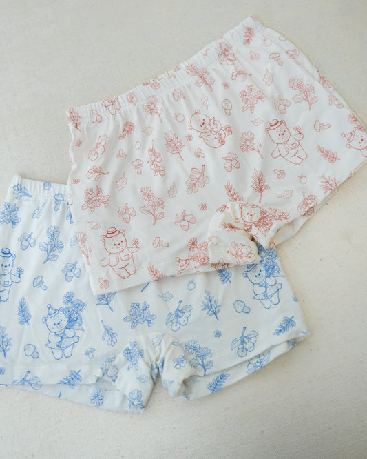 MEADOW GIRLS BAMBOO BOXER (PACK OF 2)