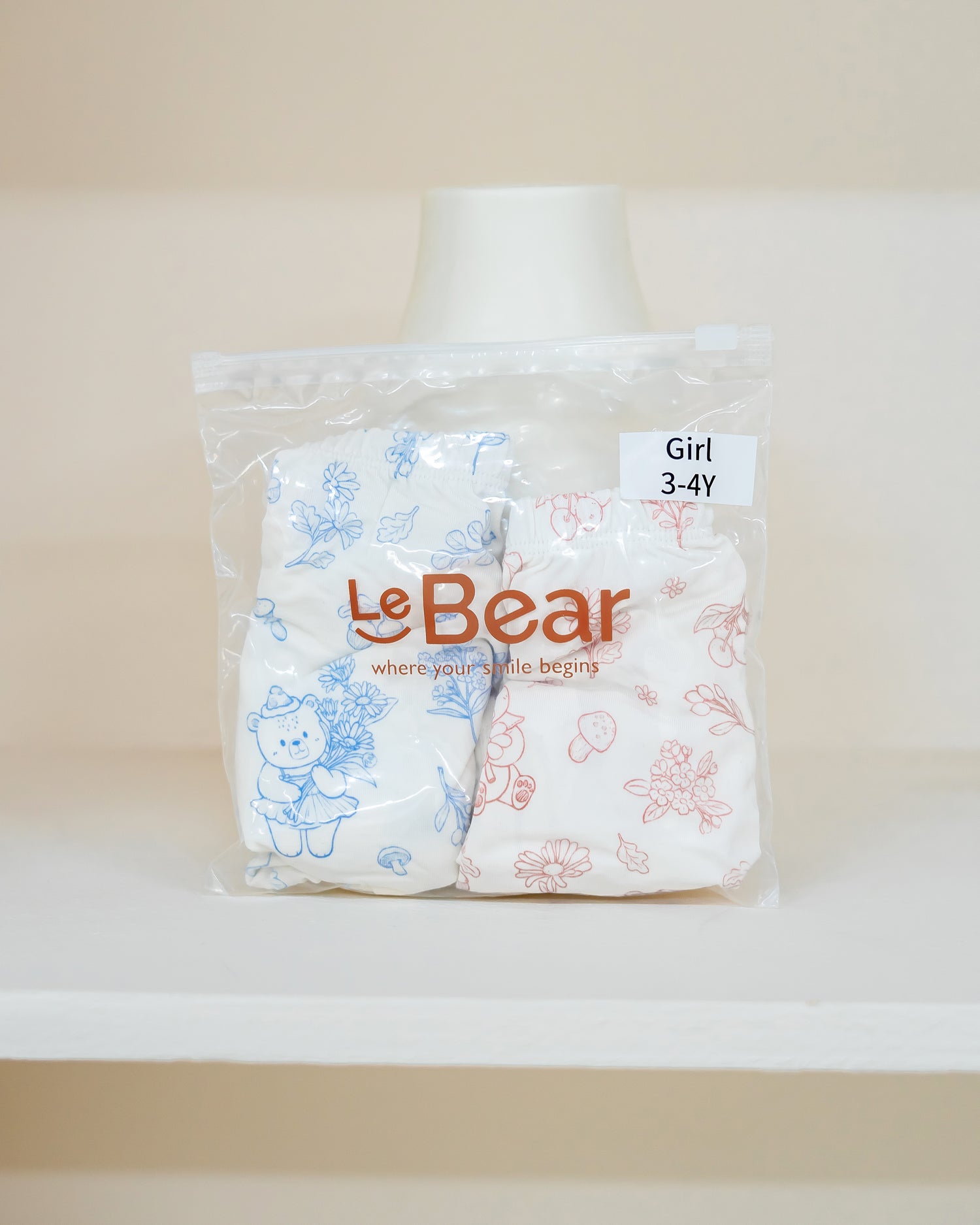 MEADOW GIRLS BAMBOO BOXER (PACK OF 2)