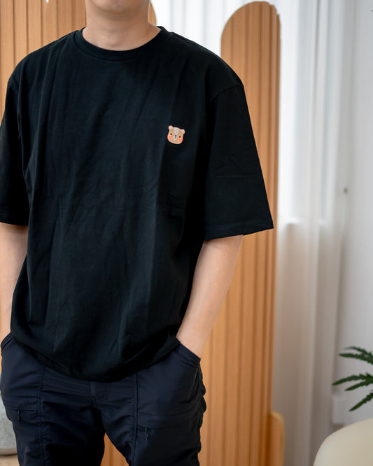 LEBEAR ADULT OVERSIZED TEE IN BLACK