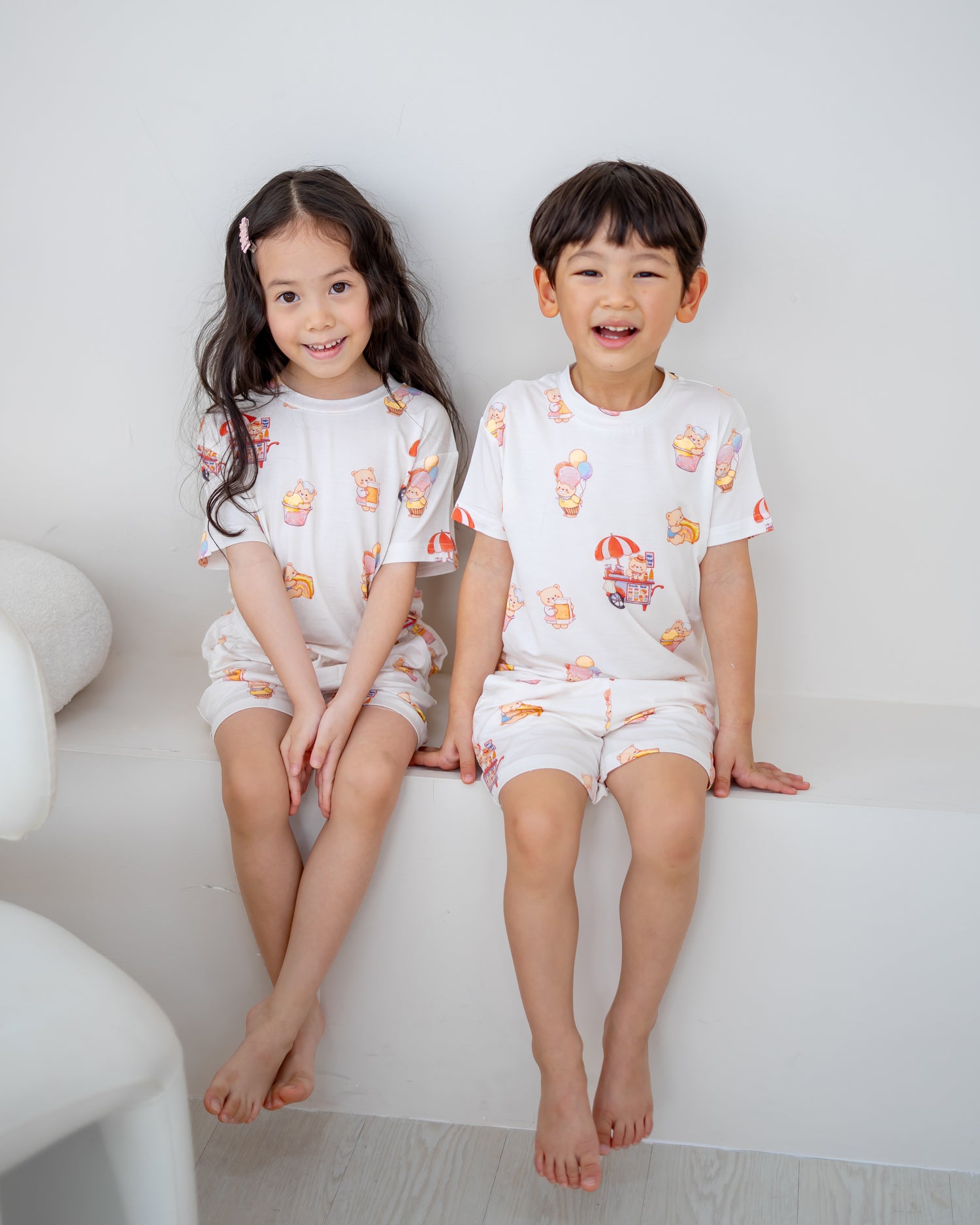 UNCLE BEAR ICE CREAM TRUCK KIDS TENCEL™ LOUNGE SET