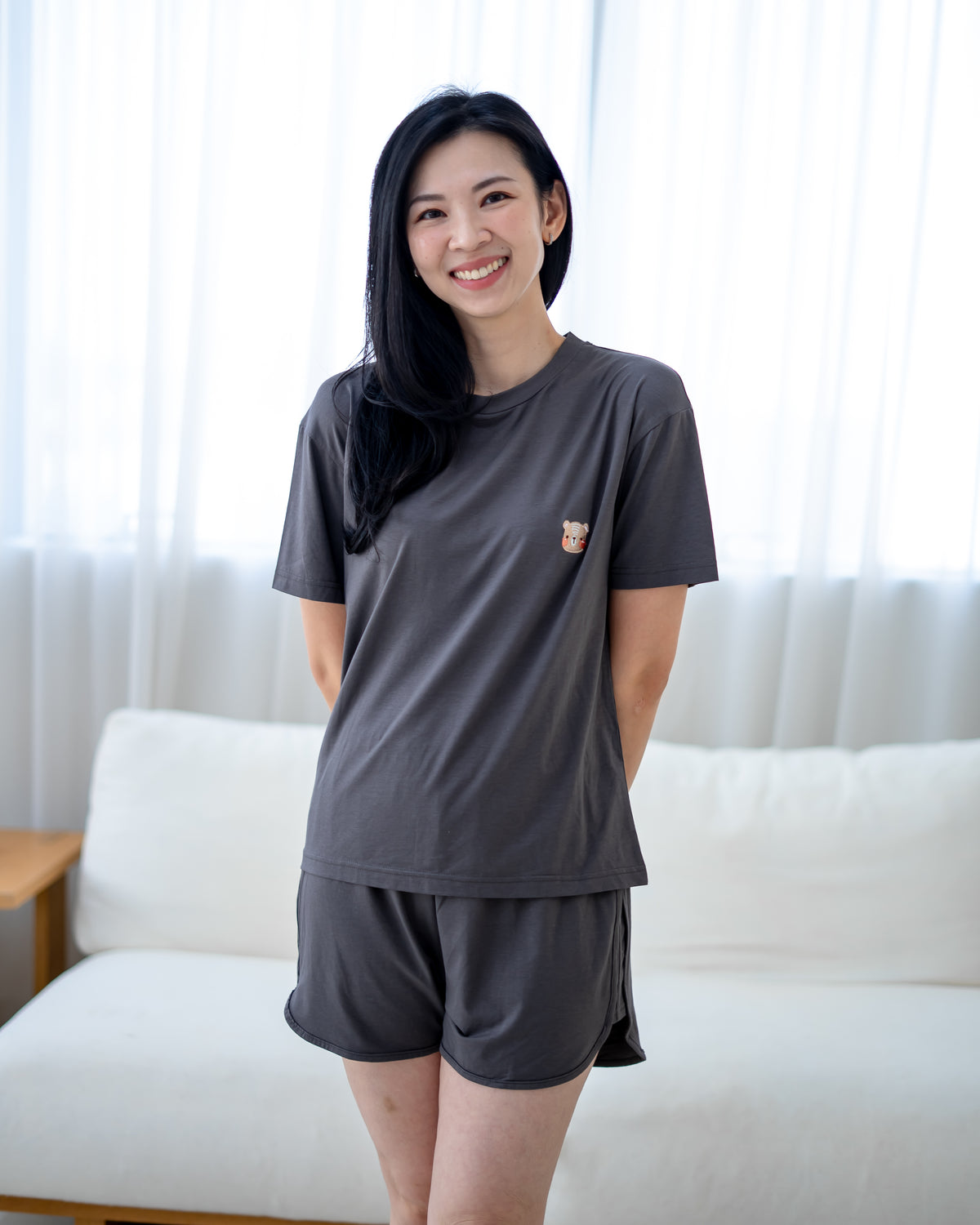 LEBEAR LADIES TENCEL™ SET IN CLAY GREY