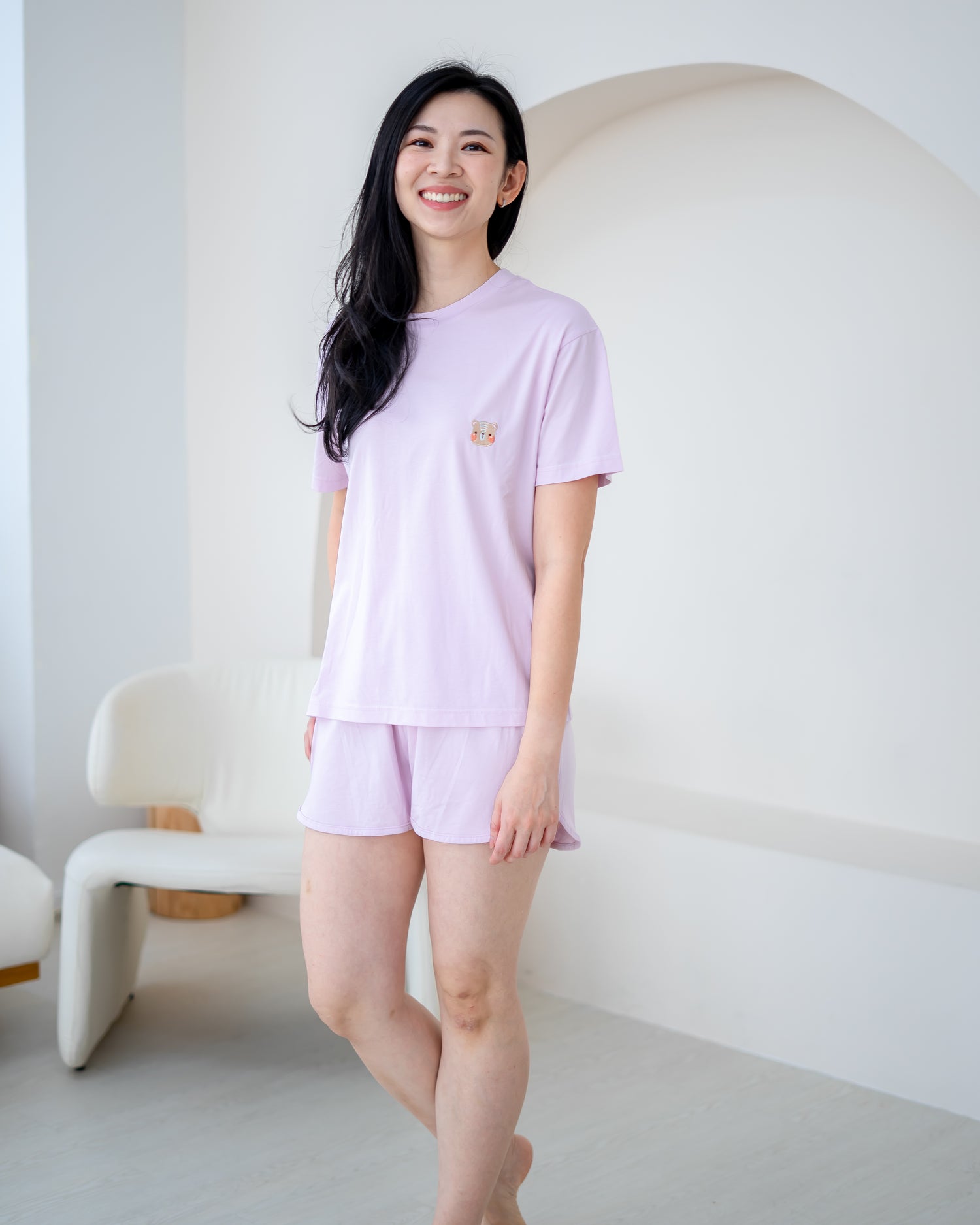 LEBEAR LADIES TENCEL™ SET IN LAVENDER MIST