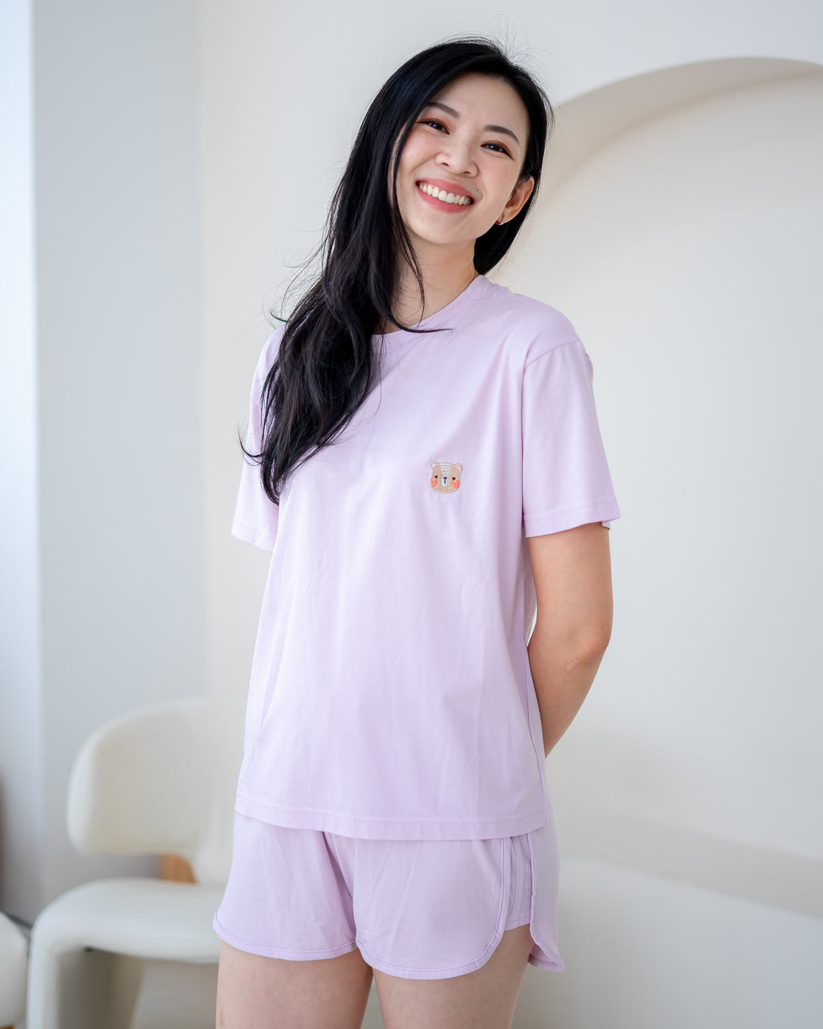 LEBEAR LADIES TENCEL™ SET IN LAVENDER MIST