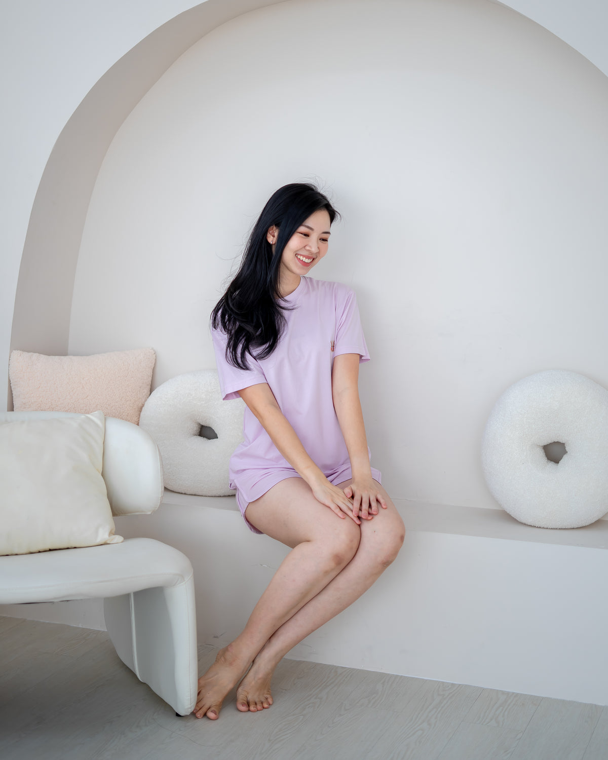 LEBEAR LADIES TENCEL™ SET IN LAVENDER MIST