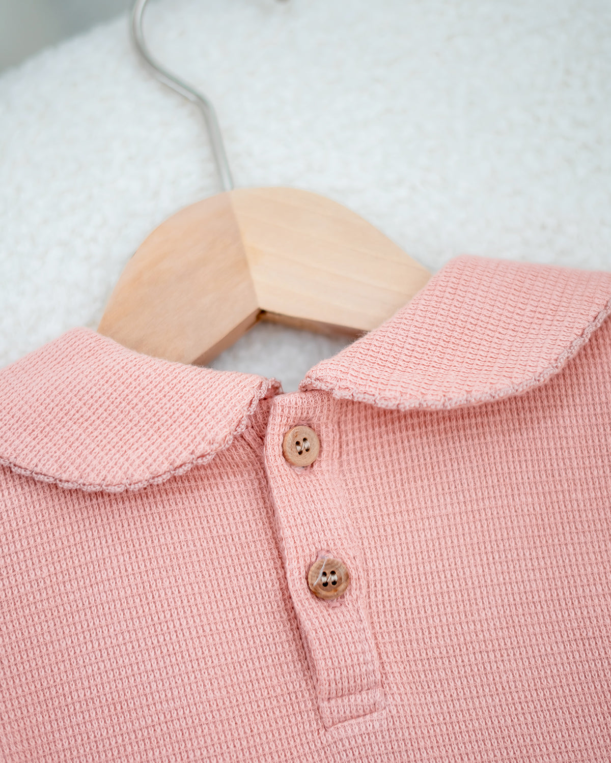 CLASSIC WAFFLE DRESS IN PINK