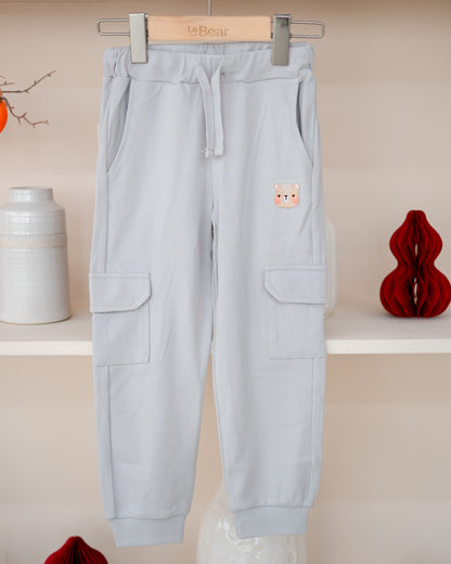 LEBEAR UTILITY JOGGER PANTS IN  CLOUD GREY