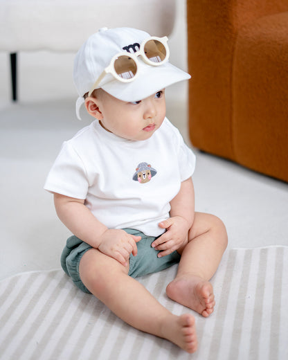 Explorer Bear Top in White