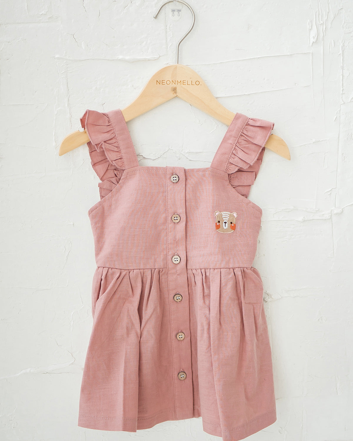 NM X LEBEAR GABBIE LINEN DRESS