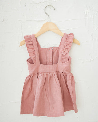 NM X LEBEAR GABBIE LINEN DRESS