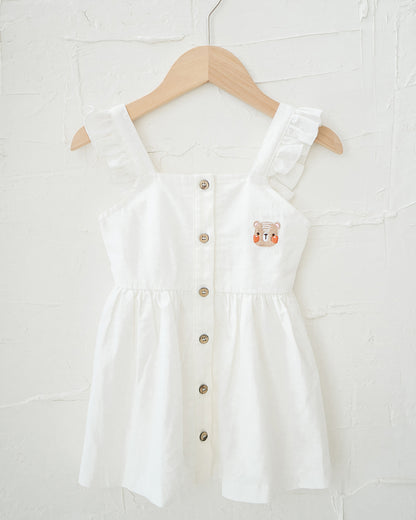 NM X LEBEAR GABBIE LINEN DRESS