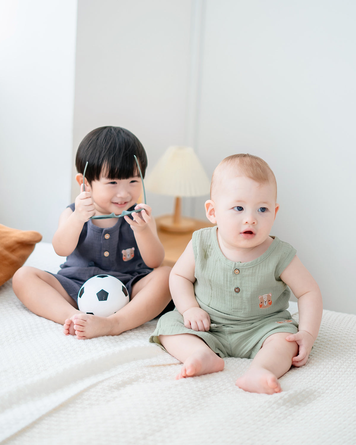 LEBEAR SIGNATURE TANK TOP SET IN SAGE GREEN