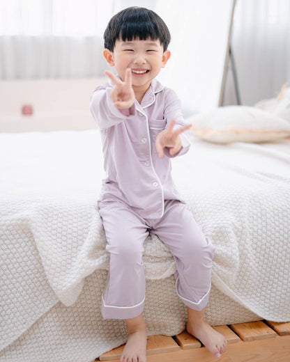 LEBEAR LUXE COMFORT PYJAMAS IN LILAC