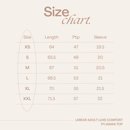 LEBEAR ADULT LUXE COMFORT PYJAMAS PANTS IN BLACK