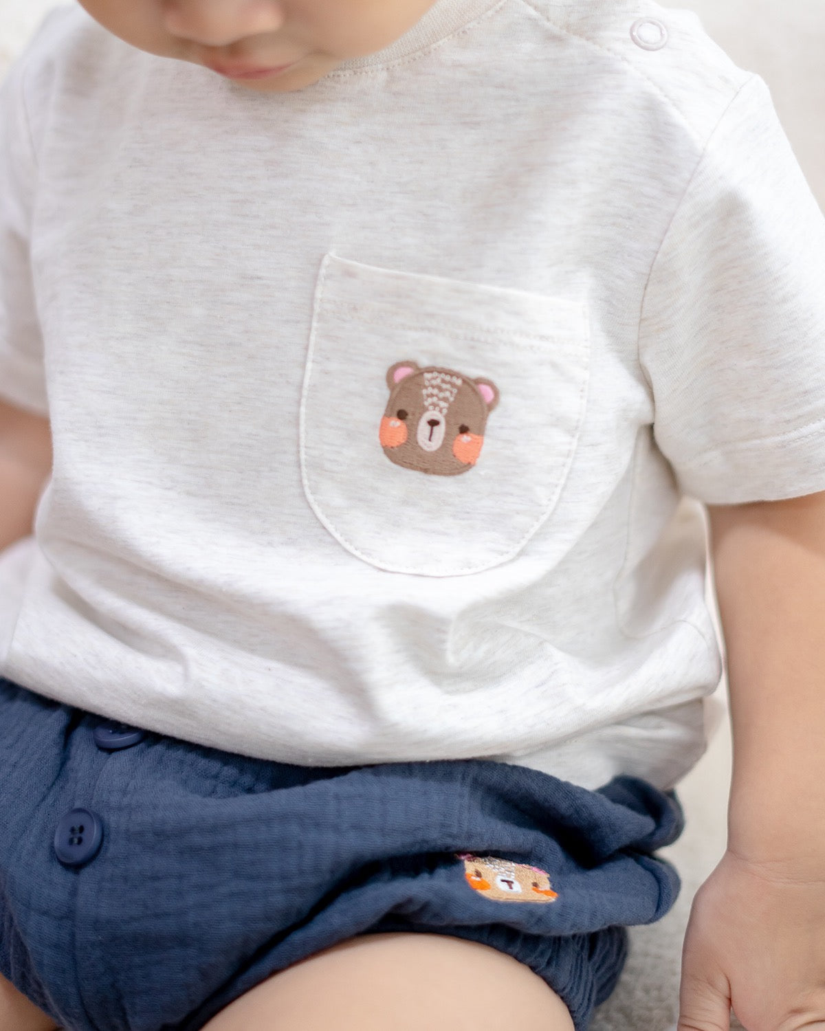 Pocket LeBear Embroidery Signature V2 Top