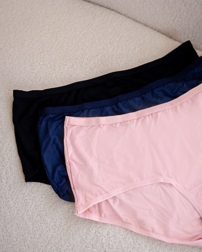 LEBEAR BAMBOO SPANDEX LADIES PANTIES (PACK OF 3)