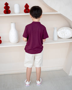 Back view of Off White Everyday Essential Shorts with LeBear label