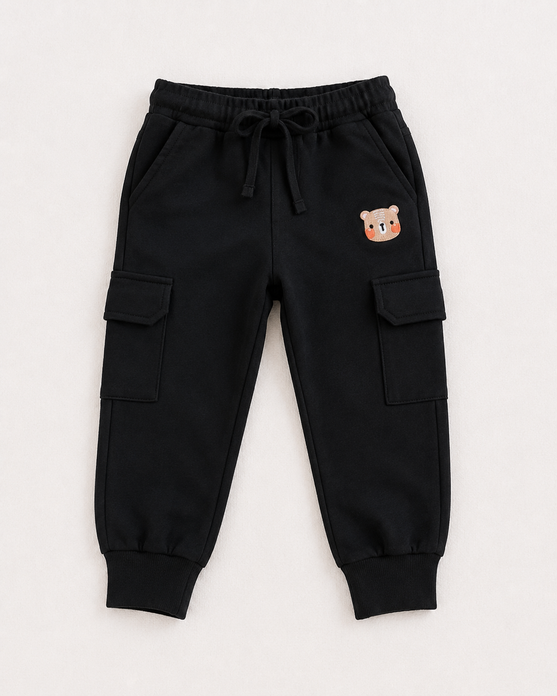 LEBEAR UTILITY JOGGER PANTS IN BLACK