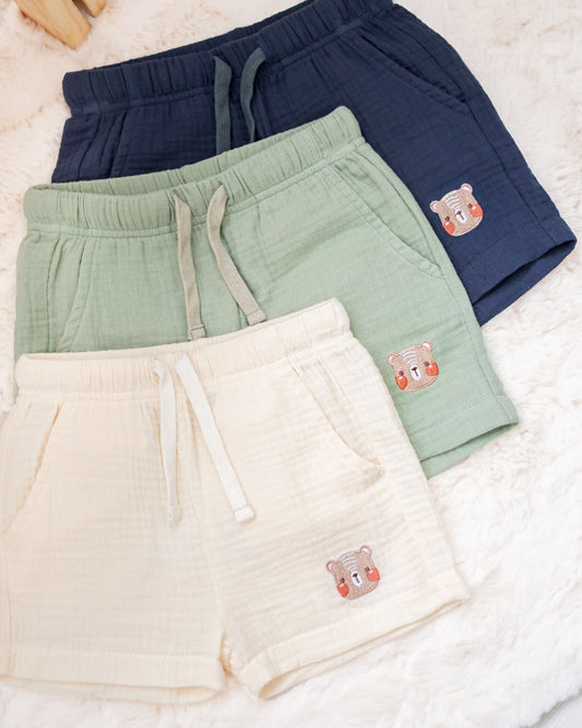 LEBEAR EMBROIDERY SHORTS V2 BUNDLE OF 3