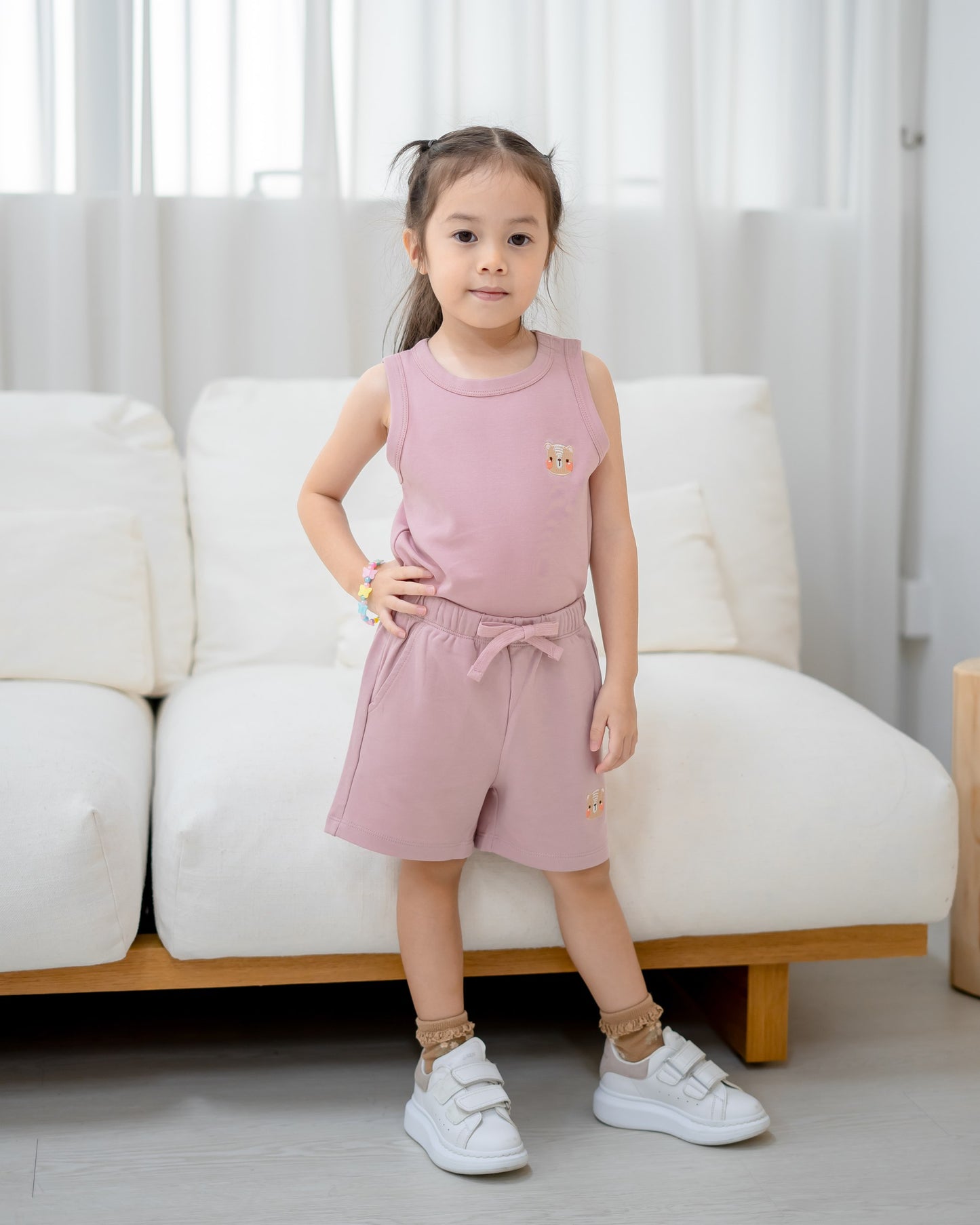 JEVON TANK TOP IN TEA ROSE
