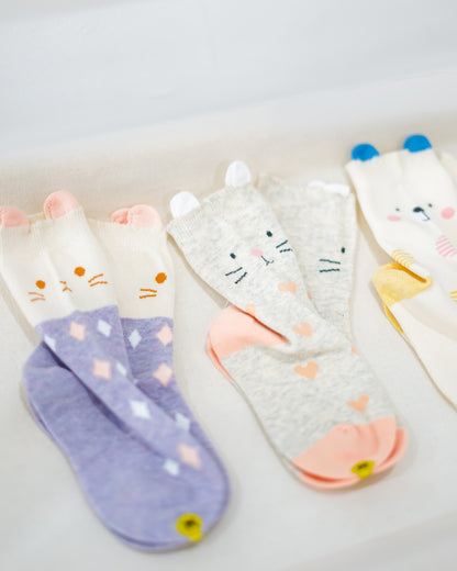 Marshmallow Socks (Pack of 3)